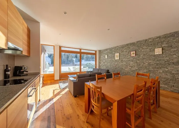 Apartman Ski-in, Ski-out Rosablanche D 204b